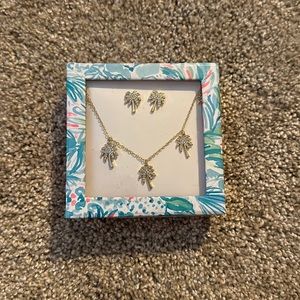 Lilly pulitzer Sparkling Palm trees gift set